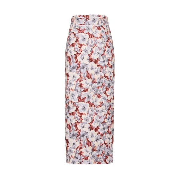 Posse Emma Pencil Skirt - Lily Garden – sustainable Skirts in Multicolour from Australian designer at Luxury Shoes .