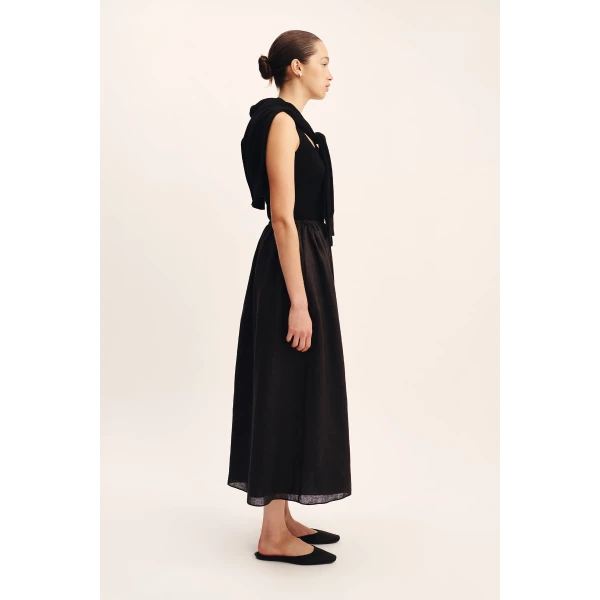 Posse Ginny Skirt - Black – sustainable Skirts in Black from Australian designer at Luxury Shoes .
