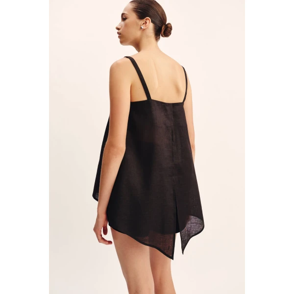 Posse Ginny Top - Black – sustainable Tops in Black from Australian designer at Luxury Shoes .