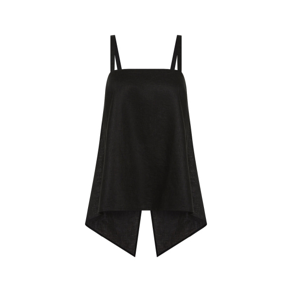 Posse Ginny Top - Black – sustainable Tops in Black from Australian designer at Luxury Shoes .