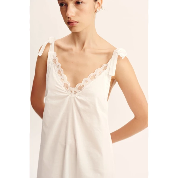 Posse Marilyn Shift Dress - Vintage White – sustainable Dresses in White from Australian designer at Luxury Shoes .
