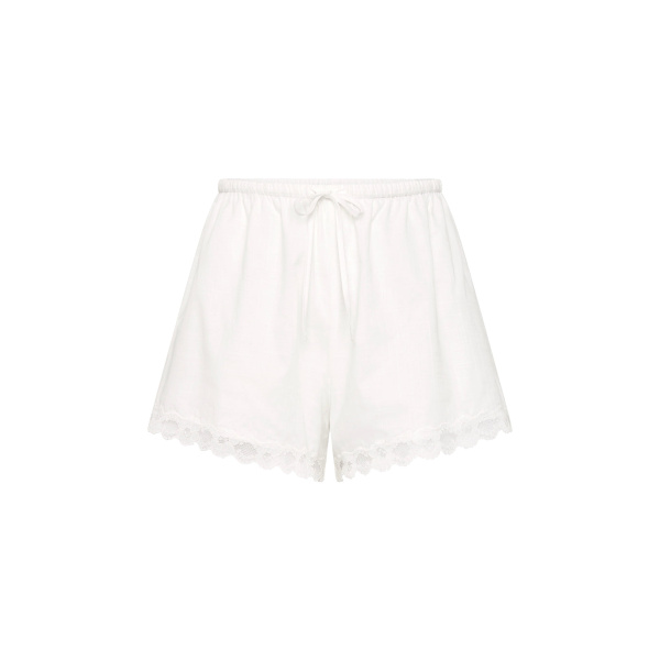 Posse Marilyn Short - Vintage White – sustainable Shorts in White from Australian designer at Luxury Shoes .