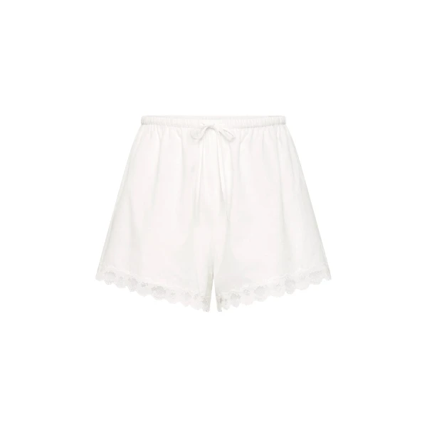 Posse Marilyn Short - Vintage White – sustainable Shorts in White from Australian designer at Luxury Shoes .