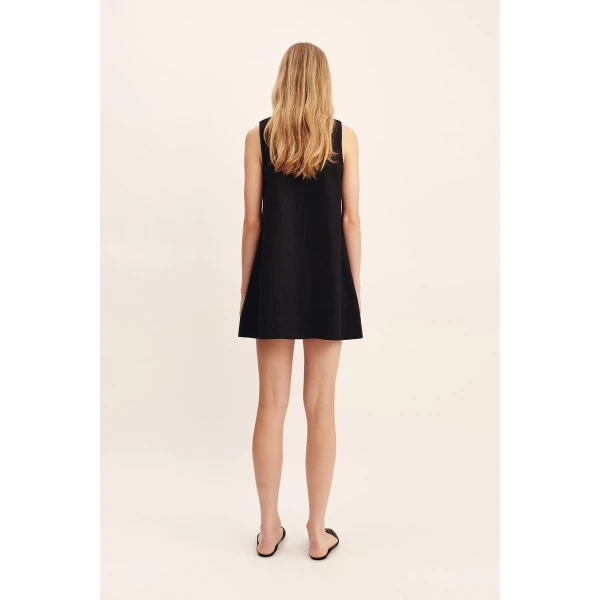 Posse Nancy Mini Dress - Black – sustainable Dresses in Black from Australian designer at Luxury Shoes .