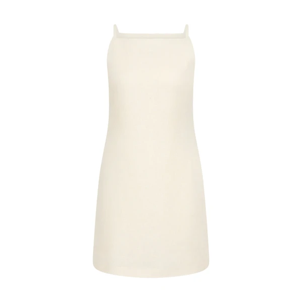 Posse Neve Mini Dress - Cream – sustainable Dresses in Ivory from Australian designer at Luxury Shoes .