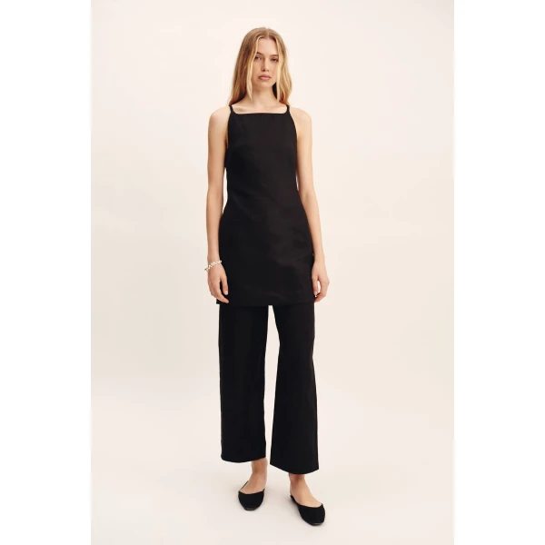 Posse Noelle Pant - Black – sustainable Pants in Black from Australian designer at Luxury Shoes .