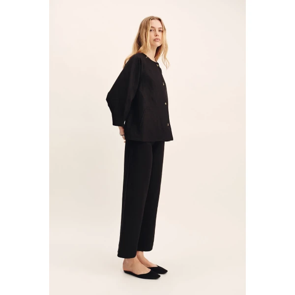 Posse Olivia Blouse - Black – sustainable Tops in Black from Australian designer at Luxury Shoes .