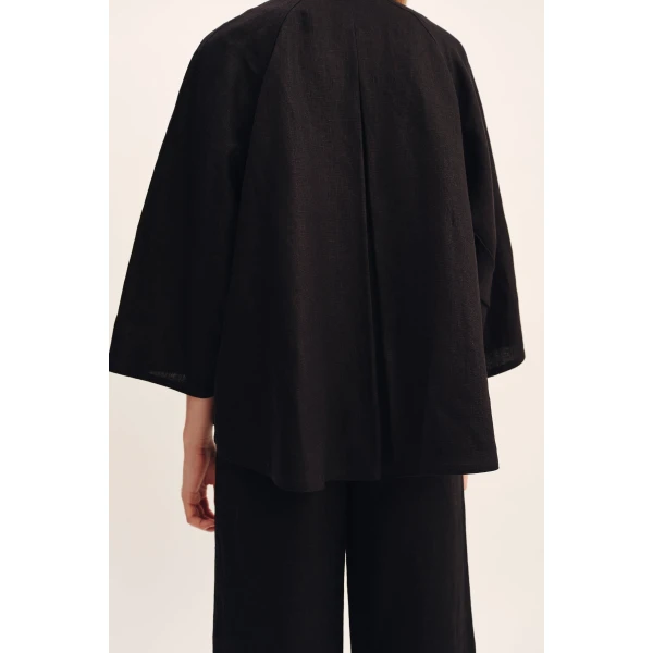 Posse Olivia Blouse - Black – sustainable Tops in Black from Australian designer at Luxury Shoes .