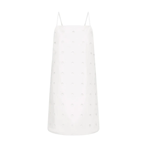 Posse Peggy Mini Dress - Vintage White – sustainable Dresses in White from Australian designer at Luxury Shoes .