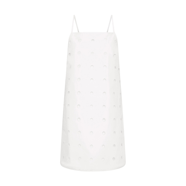 Posse Peggy Mini Dress - Vintage White – sustainable Dresses in White from Australian designer at Luxury Shoes .