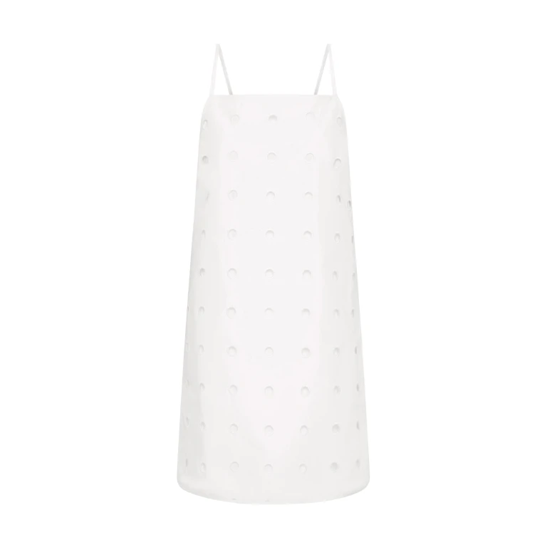 Posse Peggy Mini Dress - Vintage White – sustainable Dresses in White from Australian designer at Luxury Shoes .
