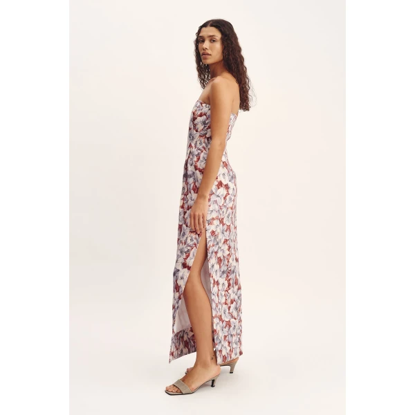 Posse Rosalie Strapless Dress - Lily Garden – sustainable Dresses in Multicolour from Australian designer at Luxury Shoes .