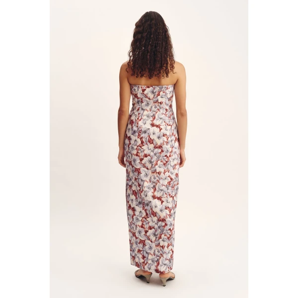 Posse Rosalie Strapless Dress - Lily Garden – sustainable Dresses in Multicolour from Australian designer at Luxury Shoes .