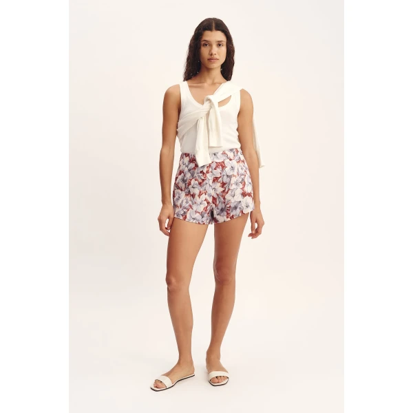 Posse Thea Short - Lily Garden – sustainable Shorts in Multicolour from Australian designer at Luxury Shoes .