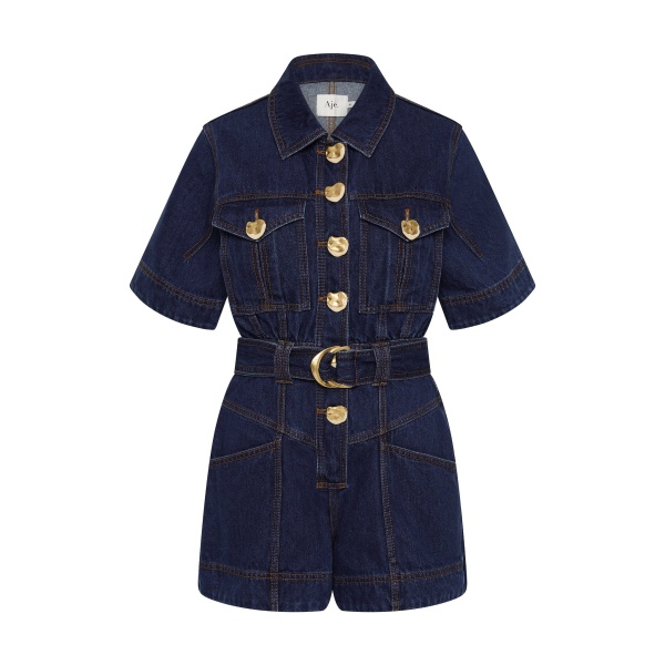 Aje Blue Jumpsuit