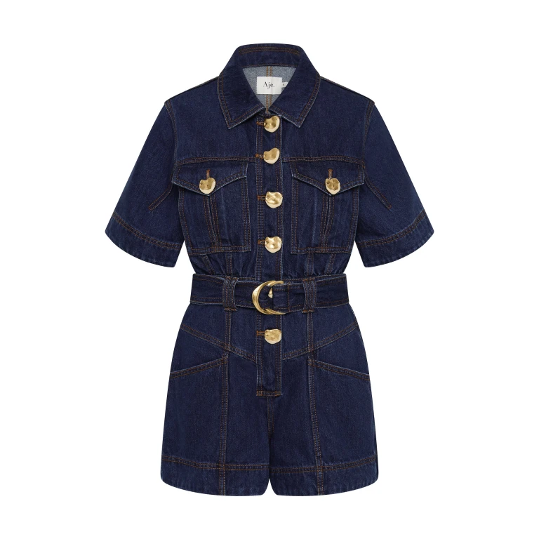 Aje Blue Jumpsuit