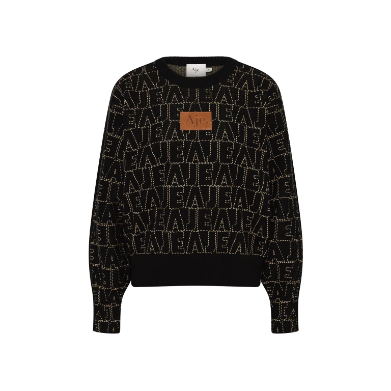 Aje Black Knitwear