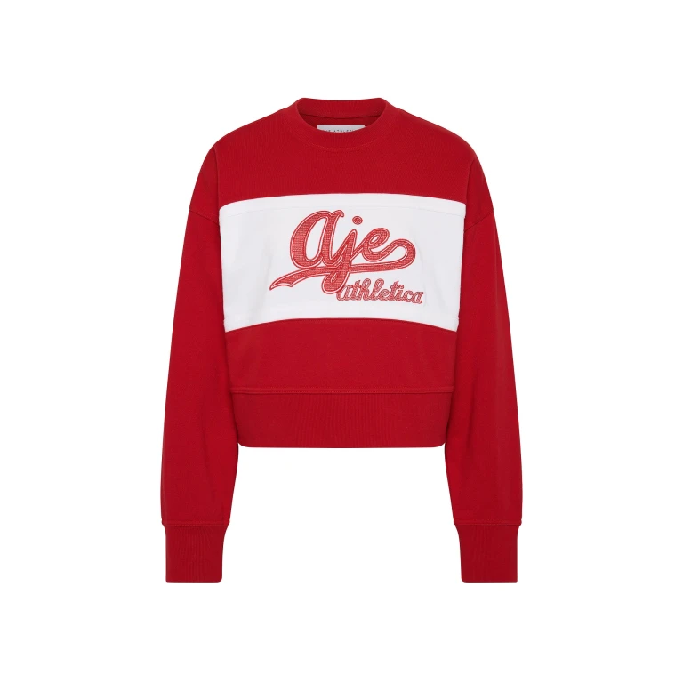 Aje Red Knitwear