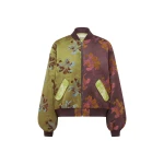 Alemais Contemporary Wardrobe Jacket Adriana Jacquard Bomber Jacket — designer powerwear from Luxury Shoes 