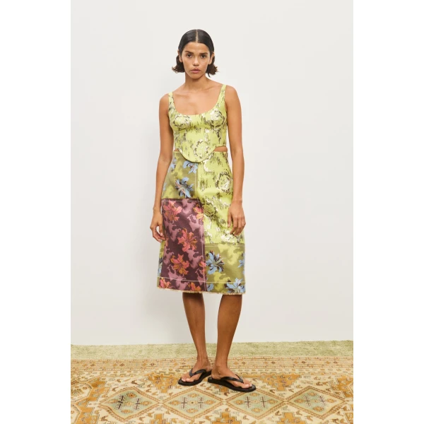 Alemais Contemporary Wardrobe Skirt Adriana Jacquard Skirt — designer powerwear from Luxury Shoes 