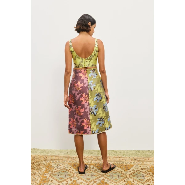 Alemais Contemporary Wardrobe Skirt Adriana Jacquard Skirt — designer powerwear from Luxury Shoes 