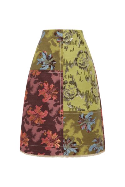 Alemais Contemporary Wardrobe Skirt Adriana Jacquard Skirt — designer powerwear from Luxury Shoes 