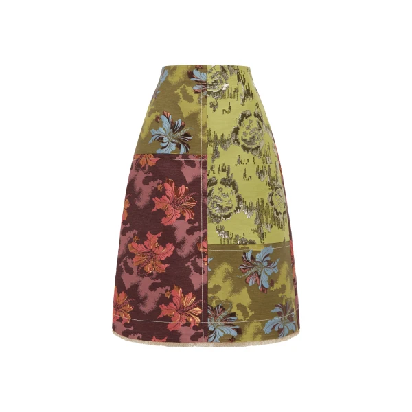 Alemais Contemporary Wardrobe Skirt Adriana Jacquard Skirt — designer powerwear from Luxury Shoes 