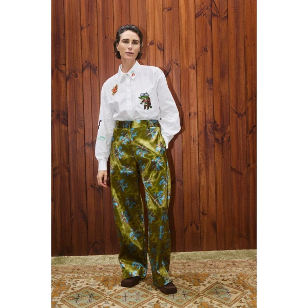 Alemais Contemporary Wardrobe Dress_Sd Montie Shirtdress — designer powerwear from Luxury Shoes 