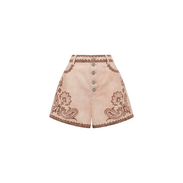 Alemais Contemporary Wardrobe Short Akia Denim Short — designer powerwear from Luxury Shoes 