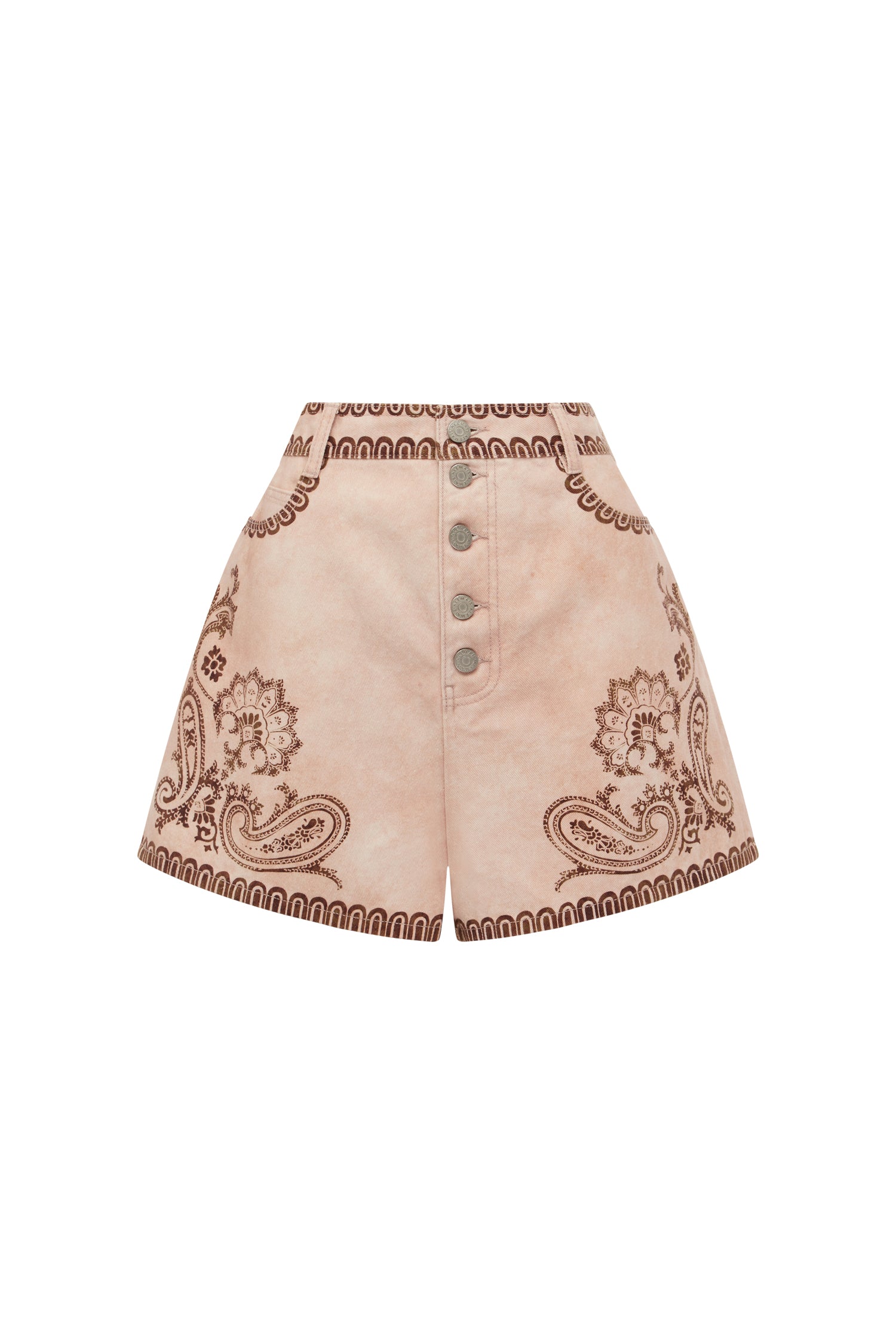 Alemais Contemporary Wardrobe Short Akia Denim Short — designer powerwear from Luxury Shoes 