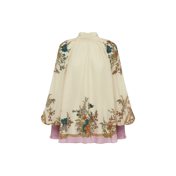 Alemais Contemporary Wardrobe Top Antoinette Blouse — designer powerwear from Luxury Shoes 