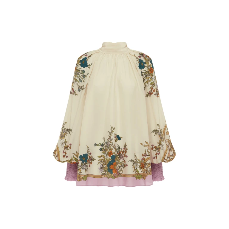 Alemais Contemporary Wardrobe Top Antoinette Blouse — designer powerwear from Luxury Shoes 
