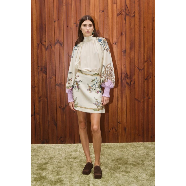 Alemais Contemporary Wardrobe Top Antoinette Blouse — designer powerwear from Luxury Shoes 