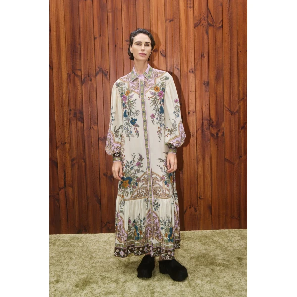 Alemais Contemporary Wardrobe Dress_Sd Montie Shirtdress — designer powerwear from Luxury Shoes 