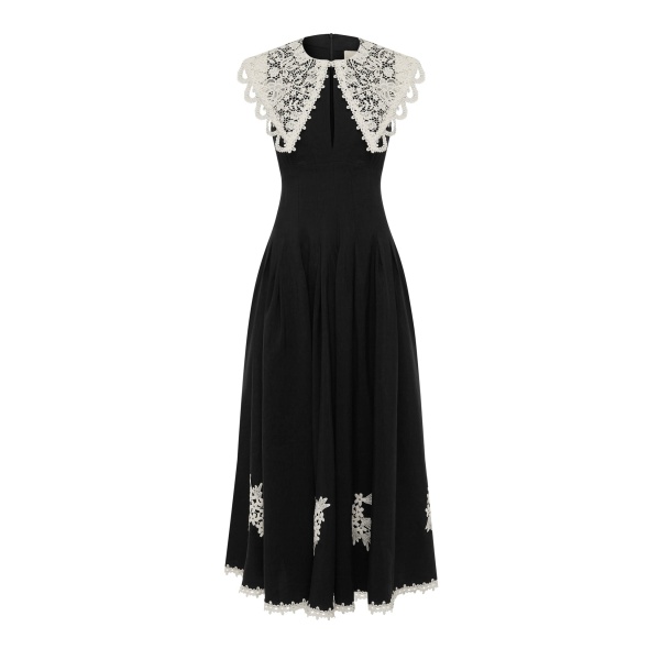 Alemais Contemporary Wardrobe Dress_Midi Apollonia Midi Dress — designer powerwear from Luxury Shoes 