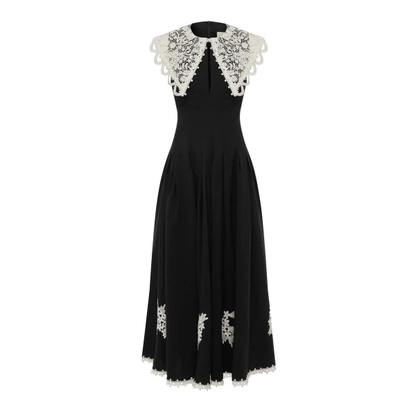 Alemais Contemporary Wardrobe Dress_Midi Apollonia Midi Dress — designer powerwear from Luxury Shoes 