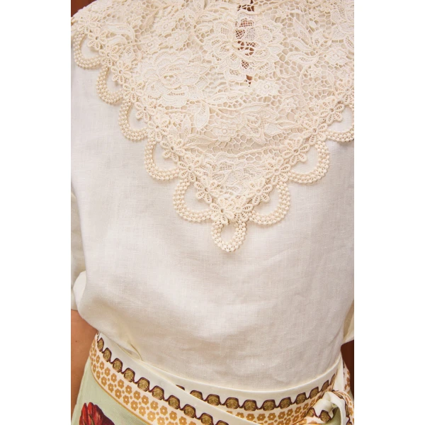 Alemais Contemporary Wardrobe Top Apollonia Tee — designer powerwear from Luxury Shoes 