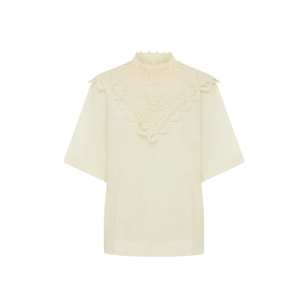 Alemais Contemporary Wardrobe Top Apollonia Tee — designer powerwear from Luxury Shoes 