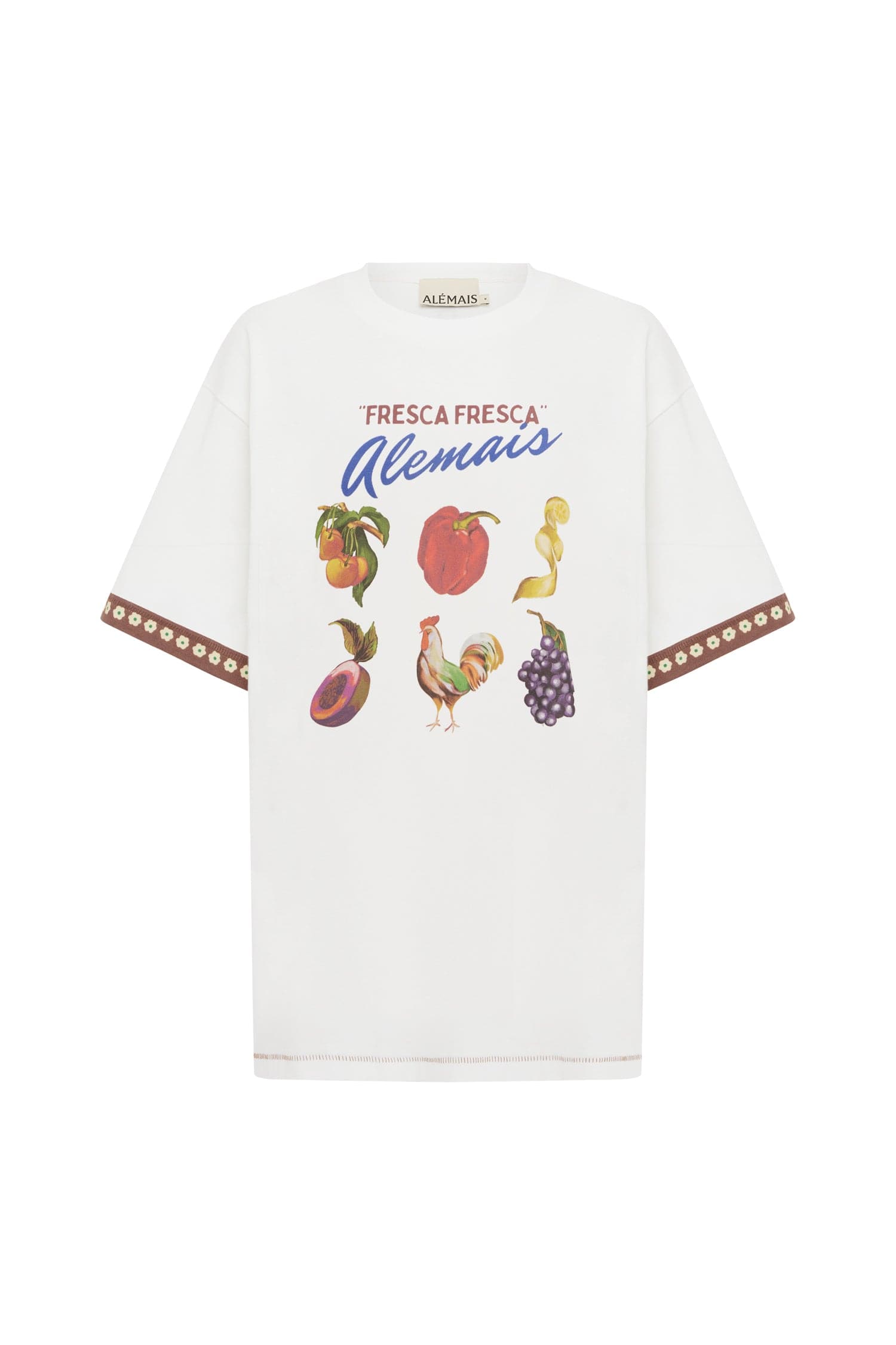 Alemais Contemporary Wardrobe Top Apollonia Tee — designer powerwear from Luxury Shoes 