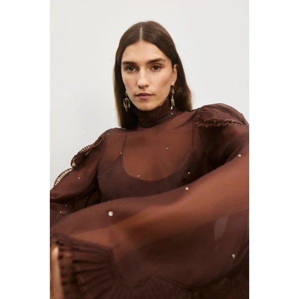 Alemais Contemporary Wardrobe Dress_Sd Montie Shirtdress — designer powerwear from Luxury Shoes 