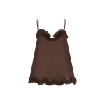 Alemais Carmelo Silk Top — designer powerwear from Luxury Shoes 