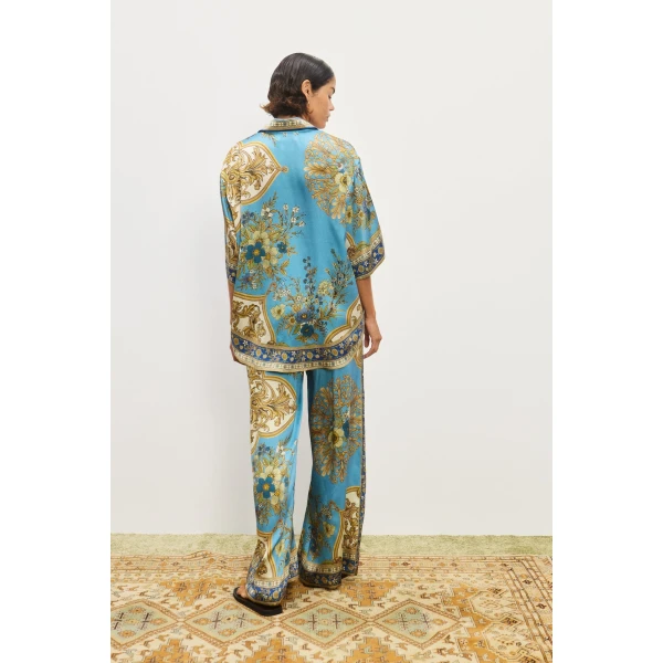 Alemais Contemporary Wardrobe Pant Cassie Silk Pant — designer powerwear from Luxury Shoes 