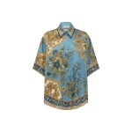 Alemais Contemporary Wardrobe Shirt Cassie Silk Shirt — designer powerwear from Luxury Shoes 