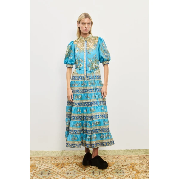 Alemais Contemporary Wardrobe Dress_Sd Montie Shirtdress — designer powerwear from Luxury Shoes 