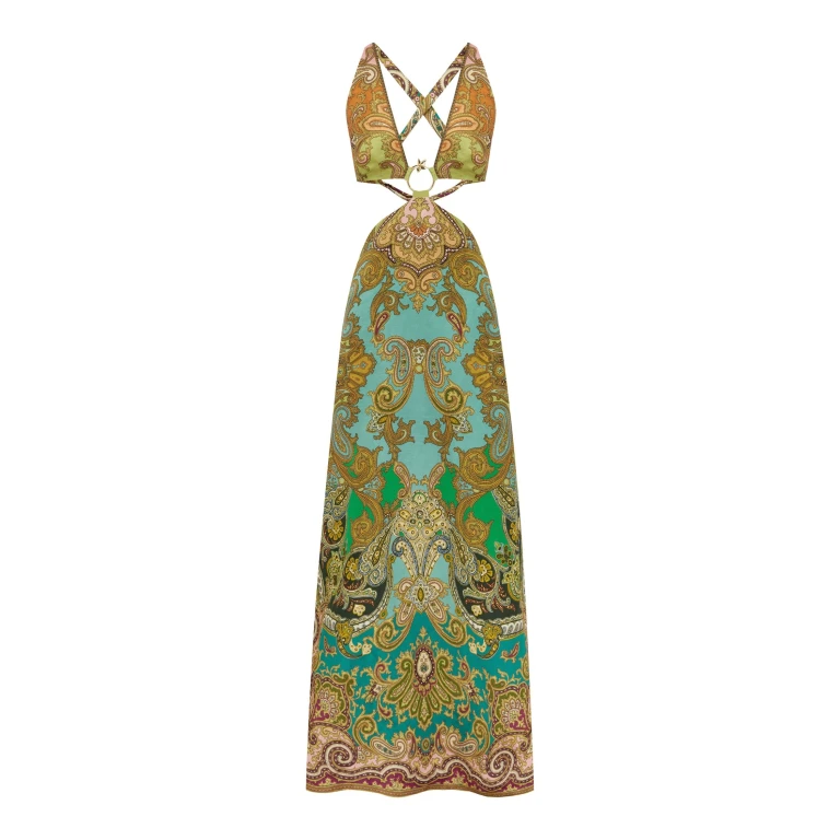 Alemais Contemporary Wardrobe Dress_Midi Clemenza Cut Out Midi Dress — designer powerwear from Luxury Shoes 