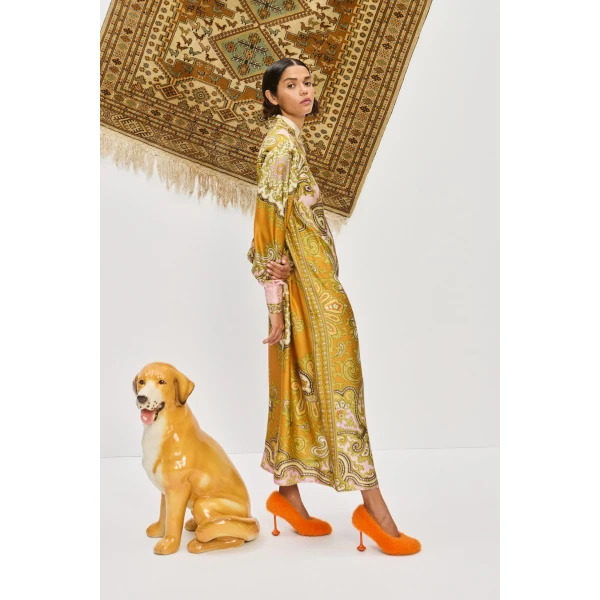 Alemais Contemporary Wardrobe Dress_Sd Clemenza Silk Shirtdress — designer powerwear from Luxury Shoes 