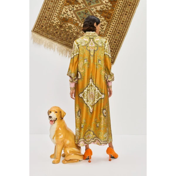 Alemais Contemporary Wardrobe Dress_Sd Clemenza Silk Shirtdress — designer powerwear from Luxury Shoes 