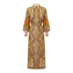 Alemais Contemporary Wardrobe Dress_Sd Clemenza Silk Shirtdress — designer powerwear from Luxury Shoes 