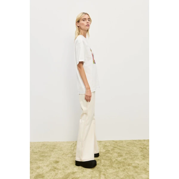 Alemais Contemporary Wardrobe TopT-Shirt Contessa Disco Dogs Tee — designer powerwear from Luxury Shoes 