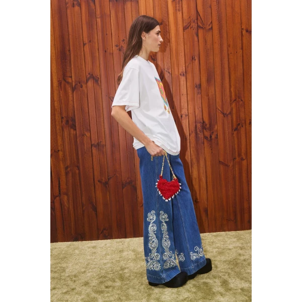 Alemais Contemporary Wardrobe TopT-Shirt Contessa Heart Tee — designer powerwear from Luxury Shoes 